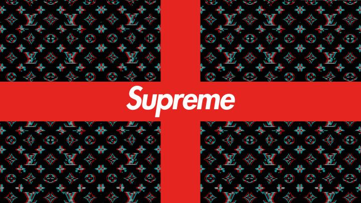 Download Kakashi Hatake Supreme And Louis Vuitton Wallpaper