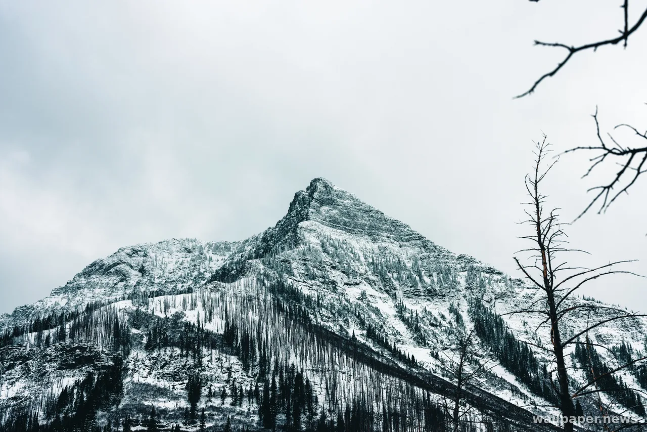 Snowy Mountain Peak 4K Wallpaper · mountains · 3840×2561