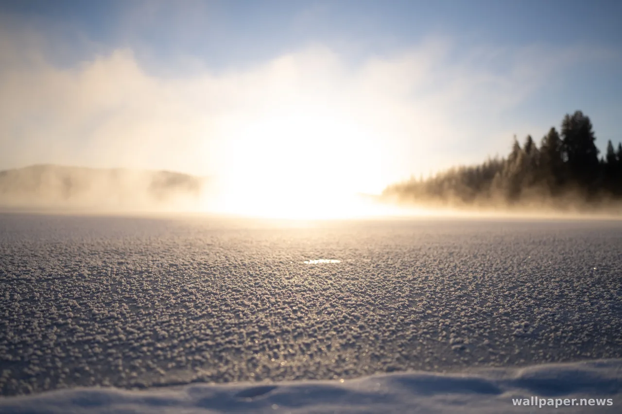 Misty Mountain Lake 4K Wallpaper · nature · 3840×2560