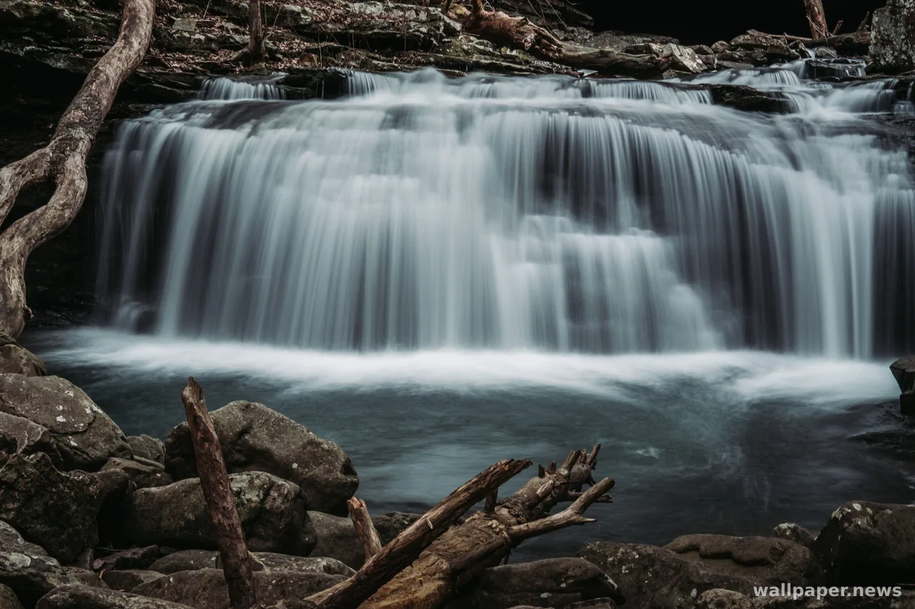 Waterfall 4K Wallpaper · nature · 3840×2560