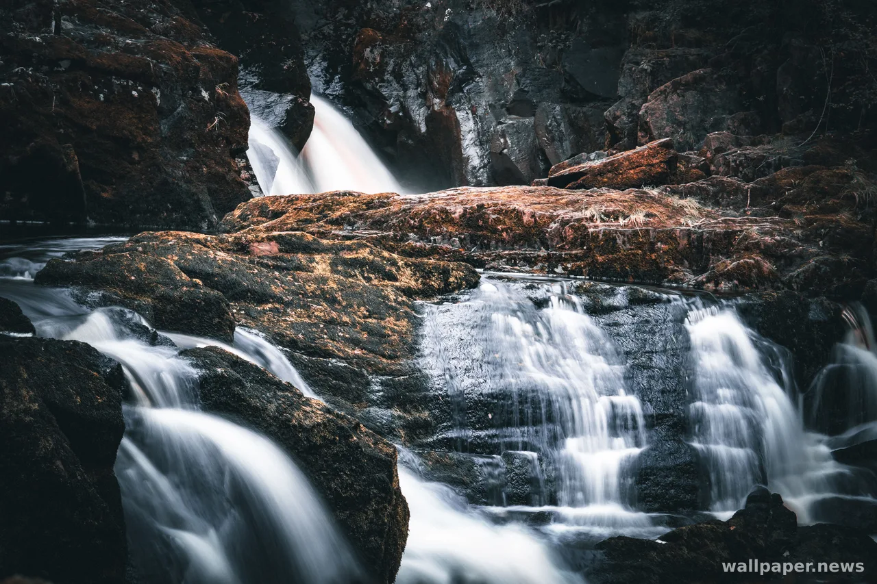 Waterfall 4K Wallpaper · nature · 3840×2560