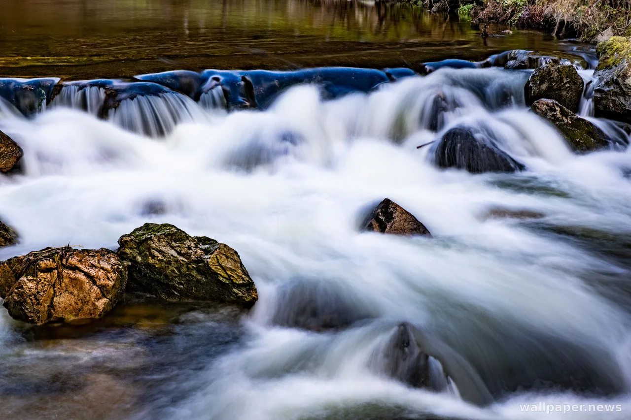 Waterfall 4K Wallpaper · nature · 3840×2560