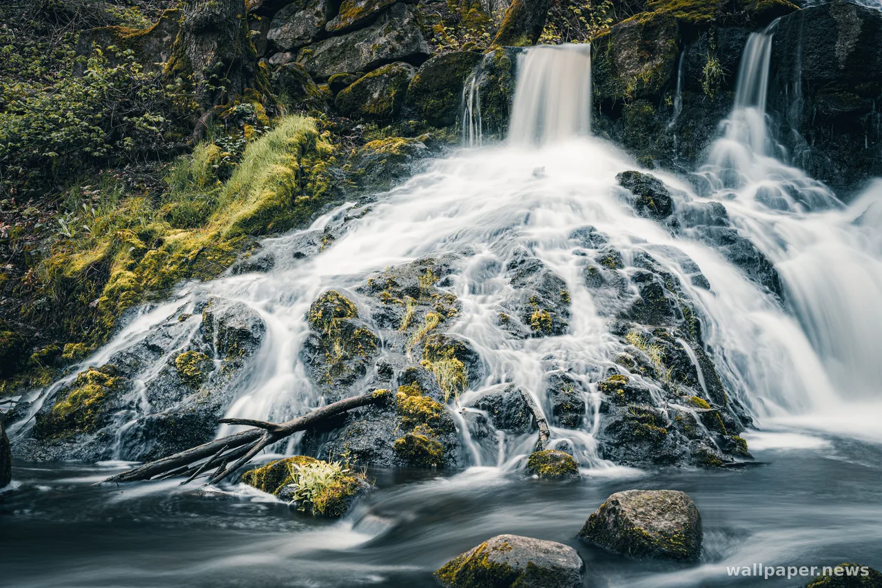 Waterfall 4K Wallpaper · nature · 3840×2560