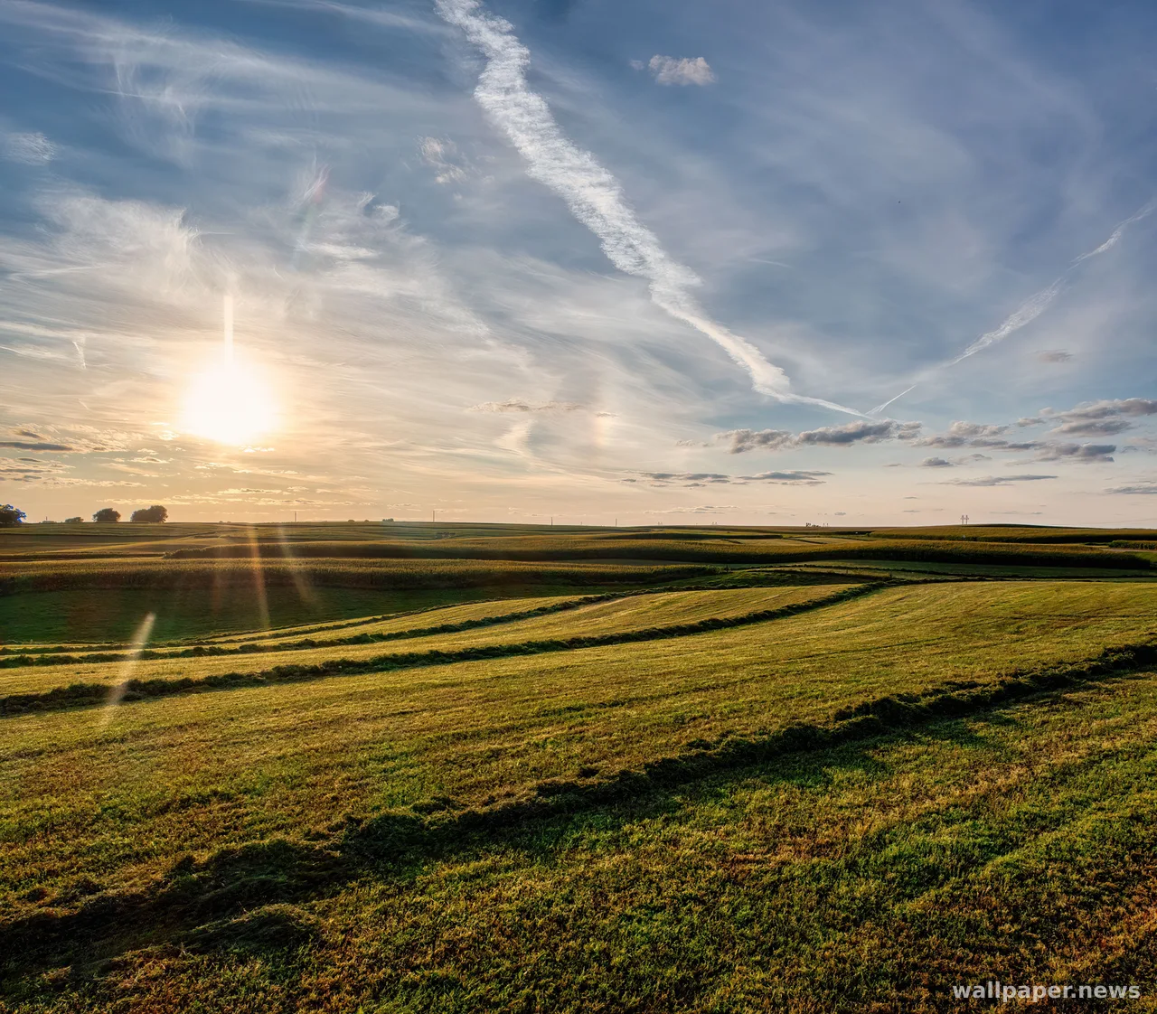 Countryside Field 4K Wallpaper · nature · 3840×3367