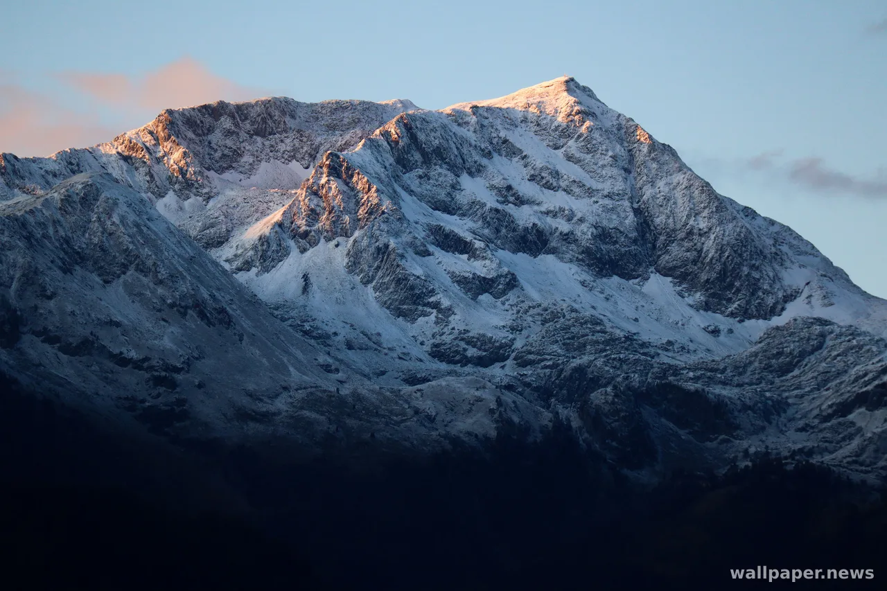 Snowy Mountain Peak 4K Wallpaper · mountains · 3840×2560