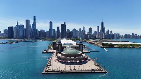 Chicagos Skyline 4K Hintergrundbild · city · 3840×2160