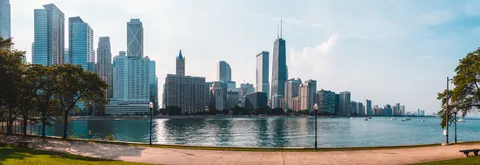 Chicagos Skyline 4K Hintergrundbild · city · 3840×1319