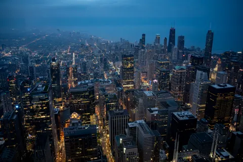 Fondo de pantalla Skyline de Chicago 4K · city · 3840×2560