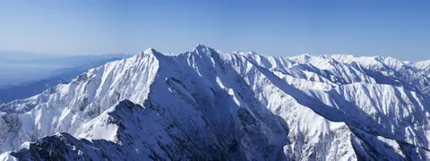 والپیپر قله برفی کوه با کیفیت 4K · mountains · 3840×1443