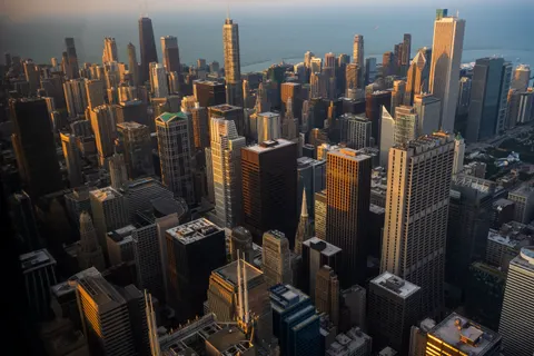 والپیپر خط آسمان شیکاگو با کیفیت 4K · city · 3840×2560