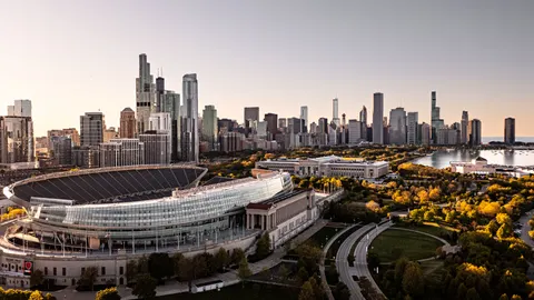 Chicago Silueti 4K Duvar Kağıdı · city · 3840×2158