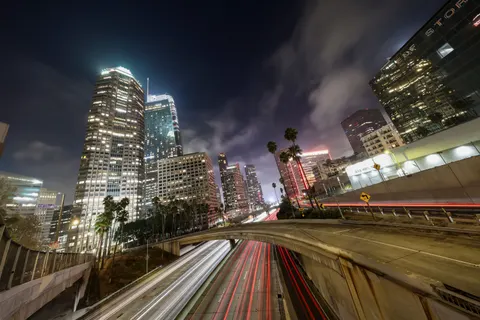 LA at Night 4K Wallpaper · city · 3840×2560