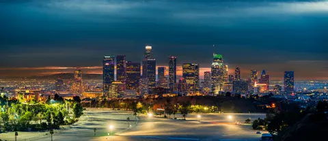 LA at Night 4K Wallpaper · city · 3840×1658