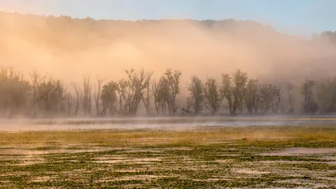 Misty Mountain Lake 4K Wallpaper · nature · 3840×2160