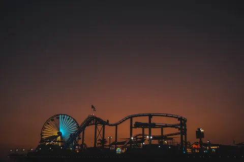 Fond d'écran Los Angeles de nuit 4K · city · 3840×2560