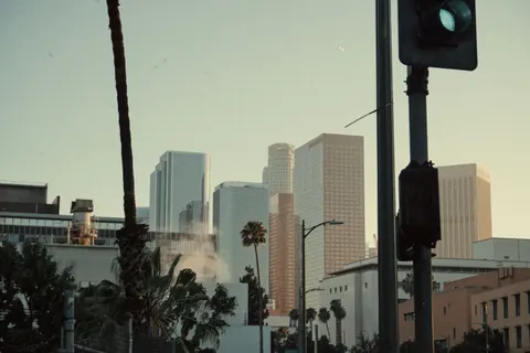 LA at Night 4K Wallpaper · city · 3840×2560