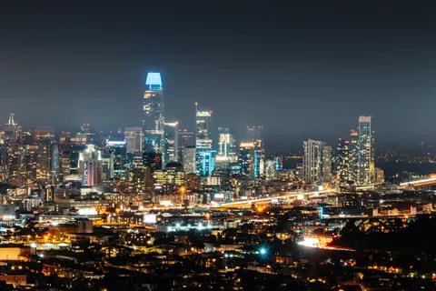 LA at Night 4K Wallpaper · city · 3840×2560