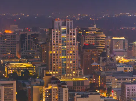 LA at Night 4K Wallpaper · city · 3840×2850