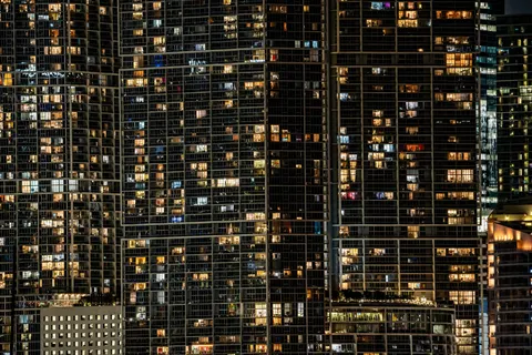 Fond d'écran Los Angeles de nuit 4K · city · 3840×2560