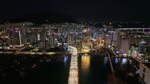 Seoul bei Nacht 4K Hintergrundbild · city · 3840×2160