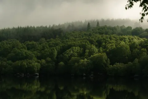Misty Mountain Lake 4K Wallpaper · nature · 3840×2560