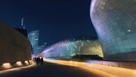 Tapeta Seul Nocą 4K · city · 3840×2161