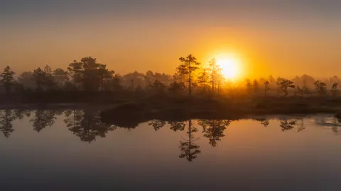 Misty Mountain Lake 4K Wallpaper · nature · 3840×2160