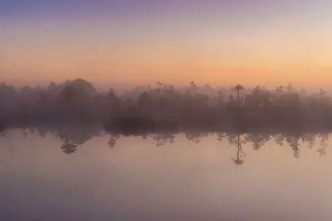 Misty Mountain Lake 4K Wallpaper · nature · 3840×2560