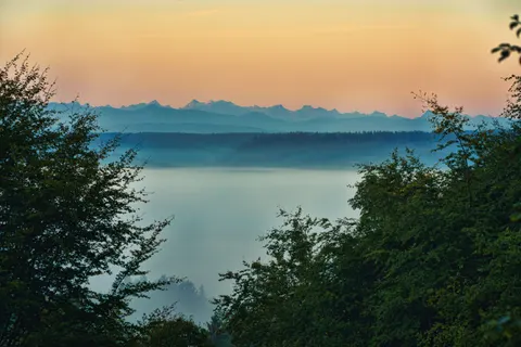 Misty Mountain Lake 4K Wallpaper · nature · 3840×2560
