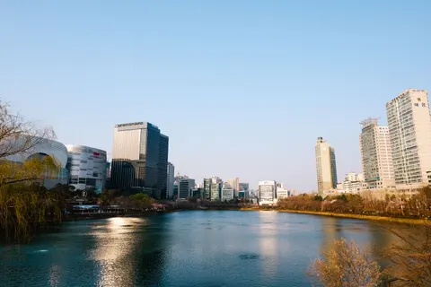 Seoul bei Nacht 4K Hintergrundbild · city · 3840×2560