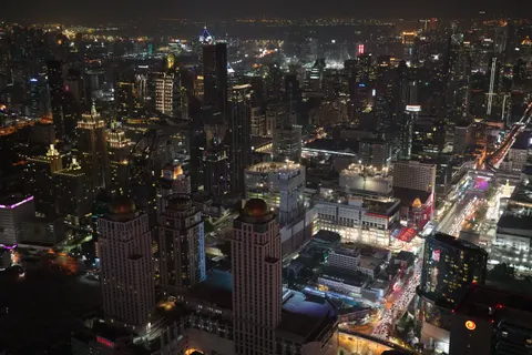 خلفية أفق بانكوك بدقة 4K · city · 3840×2560