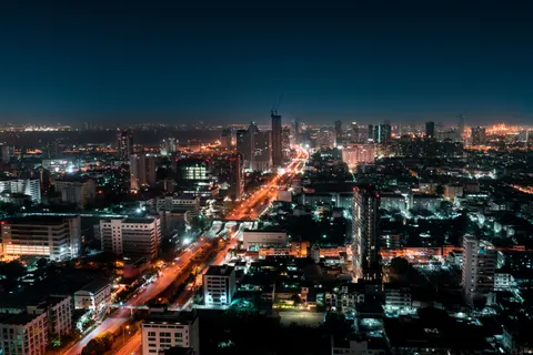 Bangkoks Skyline 4K Hintergrundbild · city · 3840×2561