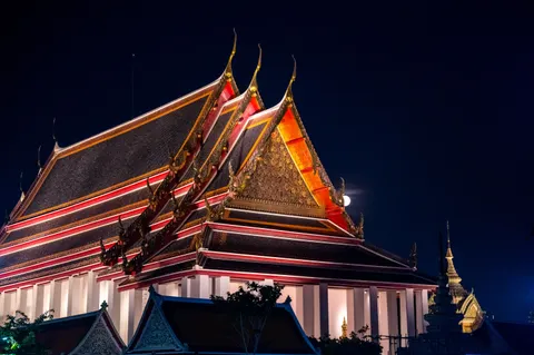 والپیپر خط آسمان بانکوک با کیفیت 4K · city · 3840×2555