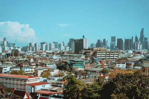 والپیپر خط آسمان بانکوک با کیفیت 4K · city · 3840×2560