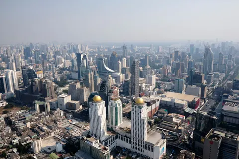 والپیپر خط آسمان بانکوک با کیفیت 4K · city · 3840×2560