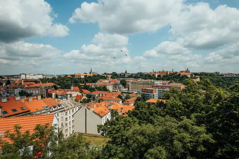 Prague Rooftops 4K Wallpaper · city · 3840×2560