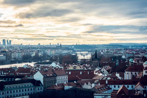 Prague Rooftops 4K Wallpaper · city · 3840×2560