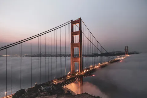 Golden Gate 4K Wallpaper · city · 3840×2561