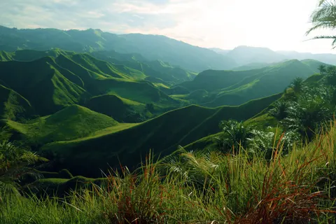Fond d'écran Collines vertes 4K · nature · 3840×2560