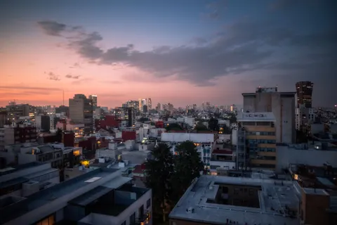 Rooftop View 4K Wallpaper · city · 3840×2563