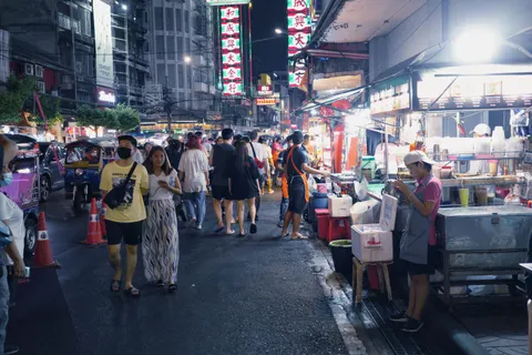 Hình nền Chợ Đêm 4K · city · 3840×2560