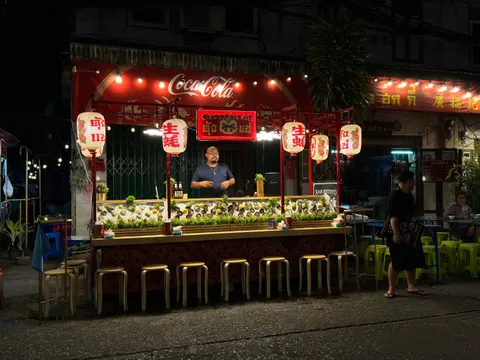 Hình nền Chợ Đêm 4K · city · 3840×2880