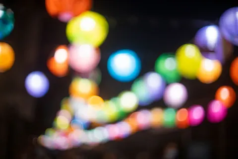 Fondo de pantalla Luces bokeh 4K · abstract · 3840×2560