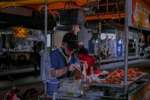 Hình nền Chợ Đêm 4K · city · 3840×2560