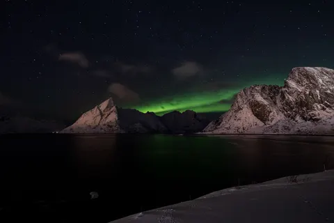 Fondo de pantalla Aurora boreal 4K · nature · 3840×2560