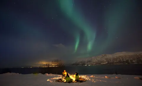 Nordlicht 4K Hintergrundbild · nature · 3840×2338