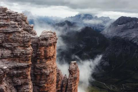Papel de parede Dolomitas 4K · mountains · 3840×2560
