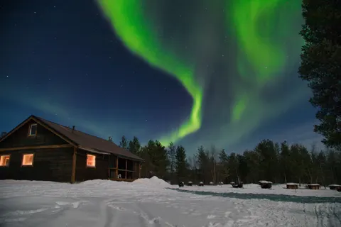 خلفية الشفق القطبي بدقة 4K · nature · 3840×2560