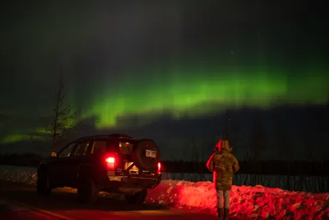 Fondo de pantalla Aurora boreal 4K · nature · 3840×2569