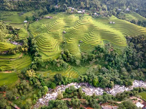 Rice Terraces 4K Wallpaper · nature · 3840×2880